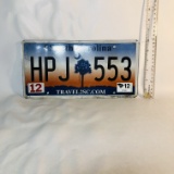 South Carolina Metal License Plate