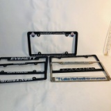 Lot of Miscellaneous License Plate Frames