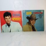 Lot of Elvis Spinout Soundtrack and Elvis sings Flaming Star LPs