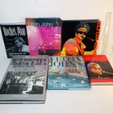 Large Lot of Elton John Hardback Books