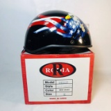 Eagle Design Rodia Motorcycle Helmet with Original Box - Size M