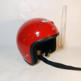 Red TPI Motorsports Motorcycle Helmet - Size M
