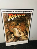 Indiana Jones Raiders of the Lost Ark Movie Poster in Frame