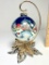 2004 “The Snow Team” Hand Painted Ornament on Stand Signed by Artist Marie Davis