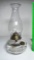 Vintage Glass Hurricane Lamp