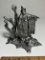 2003 Signed Michael Ricker Wizard with Staff Pewter Sculpture