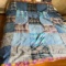 Beautifully Hand Crafted Hand Made Reversible Quilt Made From Shirts & Pants