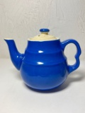 Oxford Stoneware Blue Teapot with Lid
