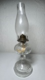 Vintage Glass Hurricane Lamp