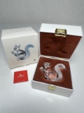 1997 Swarovski Crystal 10th Anniversary Edition - The Squirrel with Cool Hard Case, Box & Booklet