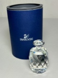 Swarovski Crystal Paperweight in Original Cylinder Box
