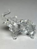 Swarovski Crystal “Baby Elephant” Figurine in Original Cylinder Box