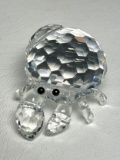 Swarovski Crystal “Hermit Crab” Figurine in Original Cylinder Box