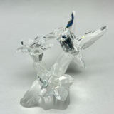 Swarovski Crystal “Hummingbird” Figurine in Original Cylinder Box