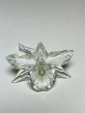 Swarovski Crystal “Orchid” with Yellow Center