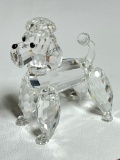 Swarovski Crystal Poodle Dog Figurine