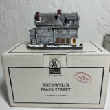 1989 Norman Rockwell Rockwell’s Main Street Landmark Sculptures  “Antique Shop”