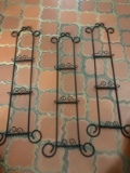 Lot of 3 Wrought Iron 34