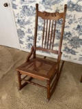 Antique Oak Rocking Chair