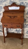 Antique Oak Drop-front Secretary