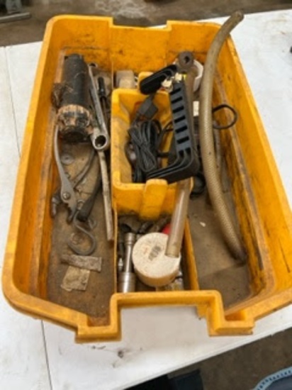 Large Tool Caddy with Various Tools & Hardware