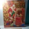 Battery Operated Light Up Santa on Canvas