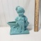 1930’s Haeger Sailor Boy Planter -Turquoise