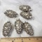Lot of 10 Glass Pinecone Ornaments