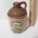 True Platte Valley Corn Whiskey Jug with SC Tax Stamp