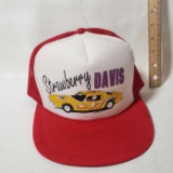 Vintage Strawberry Davis Mesh Snapback Cap