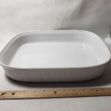 Large Corningware French White Casserole Dish F21-B, 4.5 Liter