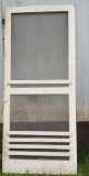 Vintage Wood Screen Door