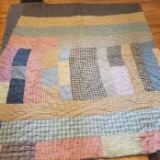 Vintage Handmade Quilted Throw