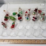 Lot of Mini Glass Ornaments