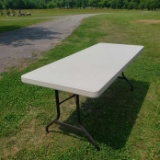 Lifetime Table with Folding Legs