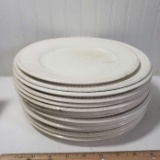 37 Pieces of Wedgewood Edme with Many Crazing, Chipping