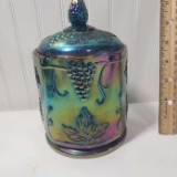 Carnival Glass Canister