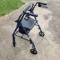 Drive Rolling Walker with Seat and Storage Pouch