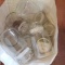 Bag Lot of Empty Candle Jars