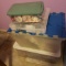 4 Storage Containers of Assorted Craft Items