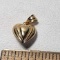 14K Gold Puffy Heart Pendant