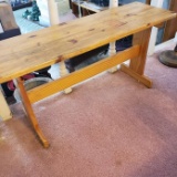 Wood Bench