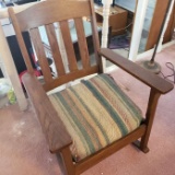Craftsman Style Wood Rocking Chair