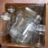 Box Lot of Empty Candle Jars
