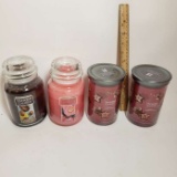 Lot of 4 Assorted New Yankee Candles