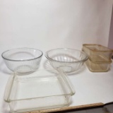 Lot of 5 Pyrex Dishes