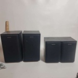 Lot of 4 Sony Speakers