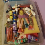 Tote Lot of Assorted Paints