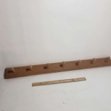 Wood Peg Rack