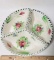 3 Piece Hand Painted Floral Serving Dishes